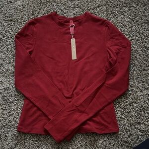 SKIMS Cotton Jersey Sleeve Tee